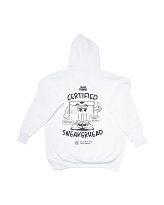 SAM TABAK CERTIFIED SNEAKERHEAD HOODIE 'WHITE'