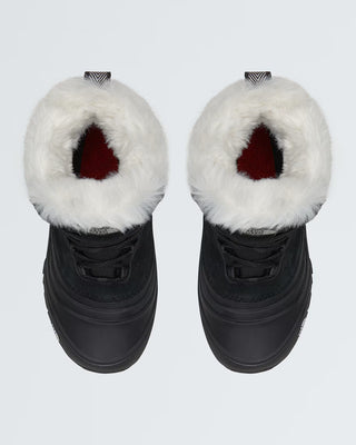 KIDS THE NORTH FACE SHELLISTA V LACE WATERPROOF BOOTS "BLACK/TNF WHITE"