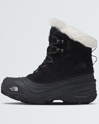 KIDS THE NORTH FACE SHELLISTA V LACE WATERPROOF BOOTS "BLACK/TNF WHITE"