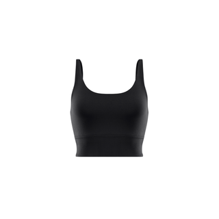 WOMEN'S NIKE ZENVY RIB PADDED SPORTS BRA 'BLACK' HF1542-010