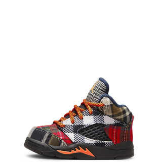 (TD) Jordan 5 Retro Plaid BLACK/TOTAL ORANGE-DARK OBSIDIAN FD4813-008
