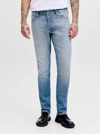 MEN'S JACK&JONES SLIM FIT JEANS JJIGLENN JJICON JOS 157 NOOS "BLUE DENIM" 12289080