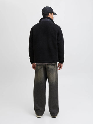 JACK&JONES JORVERSTERBRO TEDDY JACKET AW24 NOOS “BLACK” 12260450