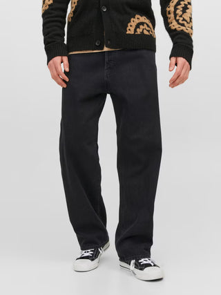 MEN'S JACK&JONES BAGGY JEANS JJIALEX JJORIGINAL SBD 306 NOOS "BLACK DENIM " 12236089