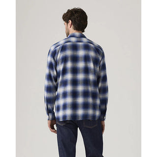 MEN'S LEVI'S PLAID CLASSIC WORKER SHIRT "BLUE" 195870363