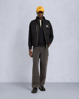 MEN'S MOOSE KNUCKLES WESTMOUNT ORIGINAL TWO-TONE VEST "BLACK" M35MV474H1-291