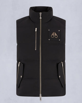 MEN'S MOOSE KNUCKLES WESTMOUNT ORIGINAL TWO-TONE VEST "BLACK" M35MV474H1-291