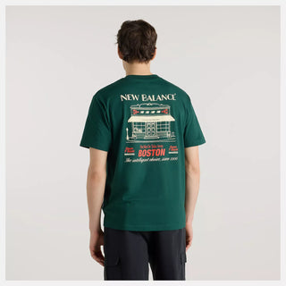 MEN'S NEW BALANCE T-SHIRT "GRAB A BITE BOSTON" MT62S7YPNOG