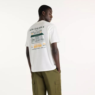 MEN'S NEW BALANCE T-SHIRT "GRAB A BITE BOSTON" MT62S7YPSST