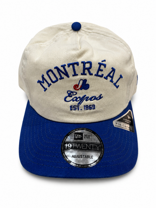 NEW ERA 1920 STACKED PRE CURVED "MONTREAL EXPOS" GREY UV