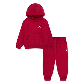 JORDAN KIDS MJ BRKNLN FLC PO SET 'GYM RED' 75F117-R78