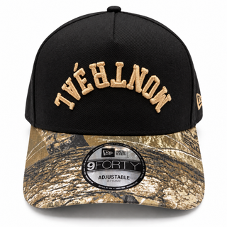 NEW ERA 9FORTY A-FRAME UPSIDE DOWN MONTREAL "REAL TREE/BLACK"