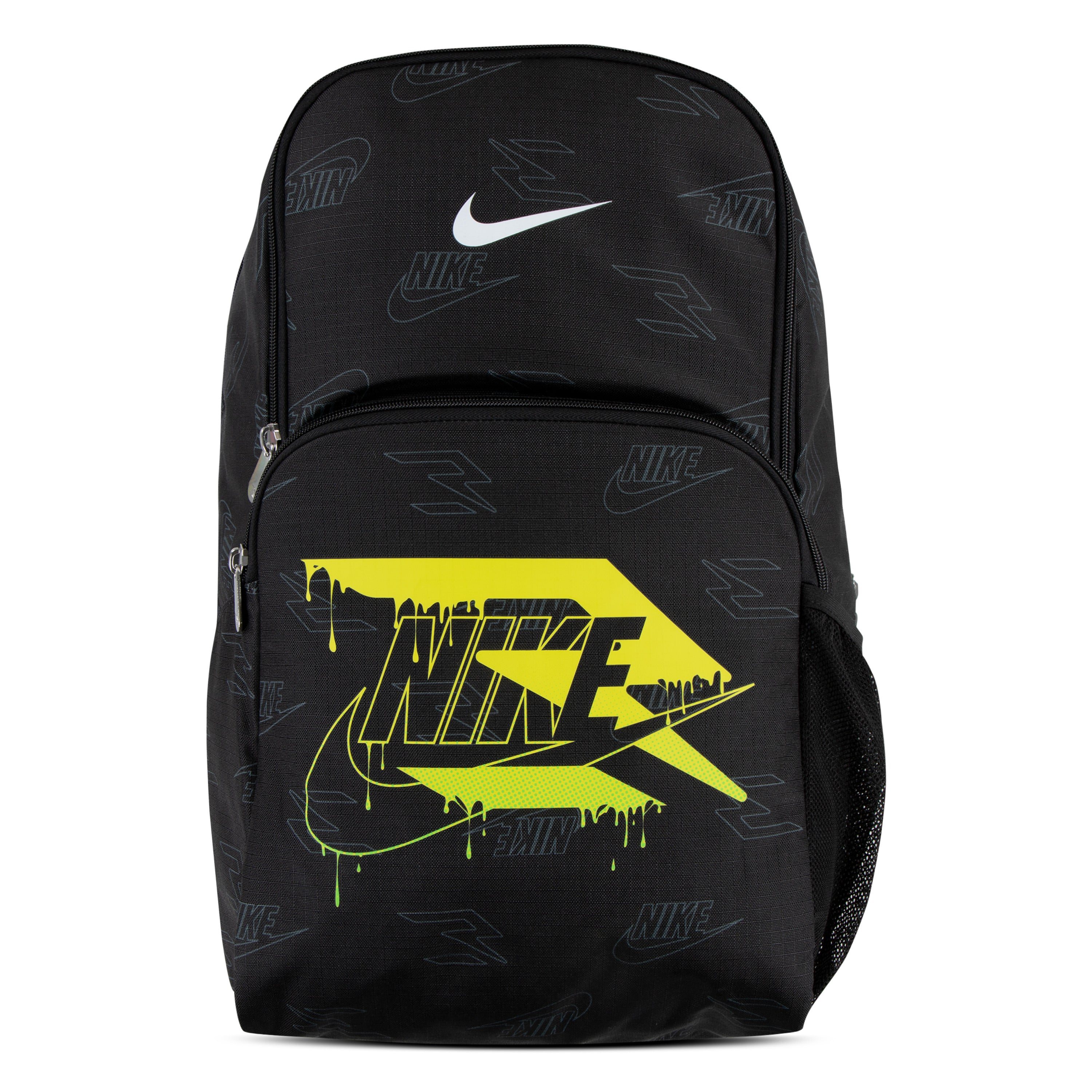 nike backpack volt NIKE 3BRAND VERBIAGE BACKPACK 'BLACK/VOLT' 9AT054-KE4