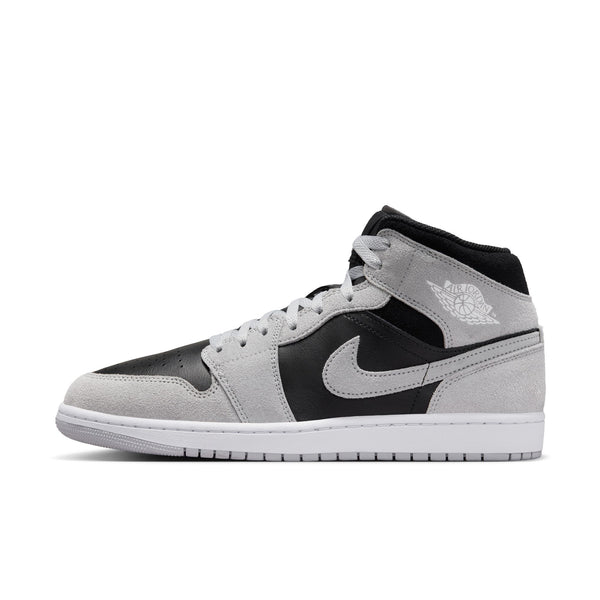 MEN'S AIR JORDAN 1 MID "LT SMOKE GREY/WHITE-BLACK" DQ8426-008