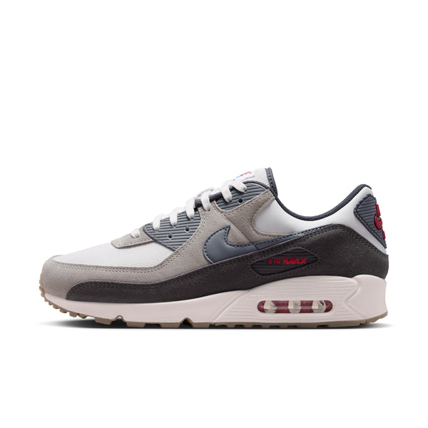 MEN'S NIKE AIR MAX 90 PREMIUM "SUMMIT WHITE/PARTICLE GREY-COLLEGE GREY" IW6954-121