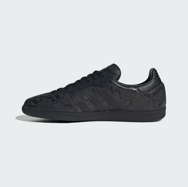 MENS ADIDAS SAMBA OG BLACK SNAKESKIN LEATHER KJ9997