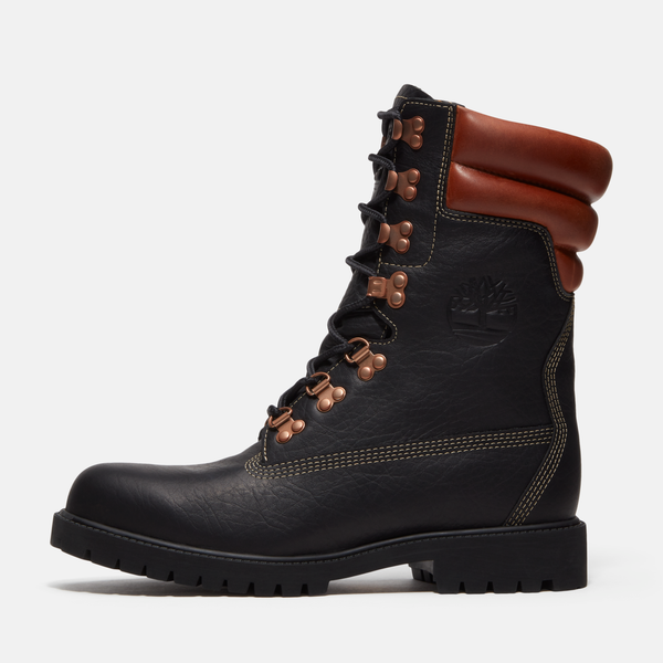 MEN'S TIMBERLAND HERITAGE TALL LACE WATERPROOF "BLACK/RUST" TB0A2QEC AME