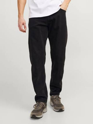 MEN'S JACK&JONES RELAXED FIT JEANS JJICHRIS JJORIGINAL SBD 981 NOOS "BLACK DENIM" 12168656